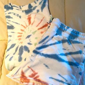 Tie Dye 2-piece shorts set
